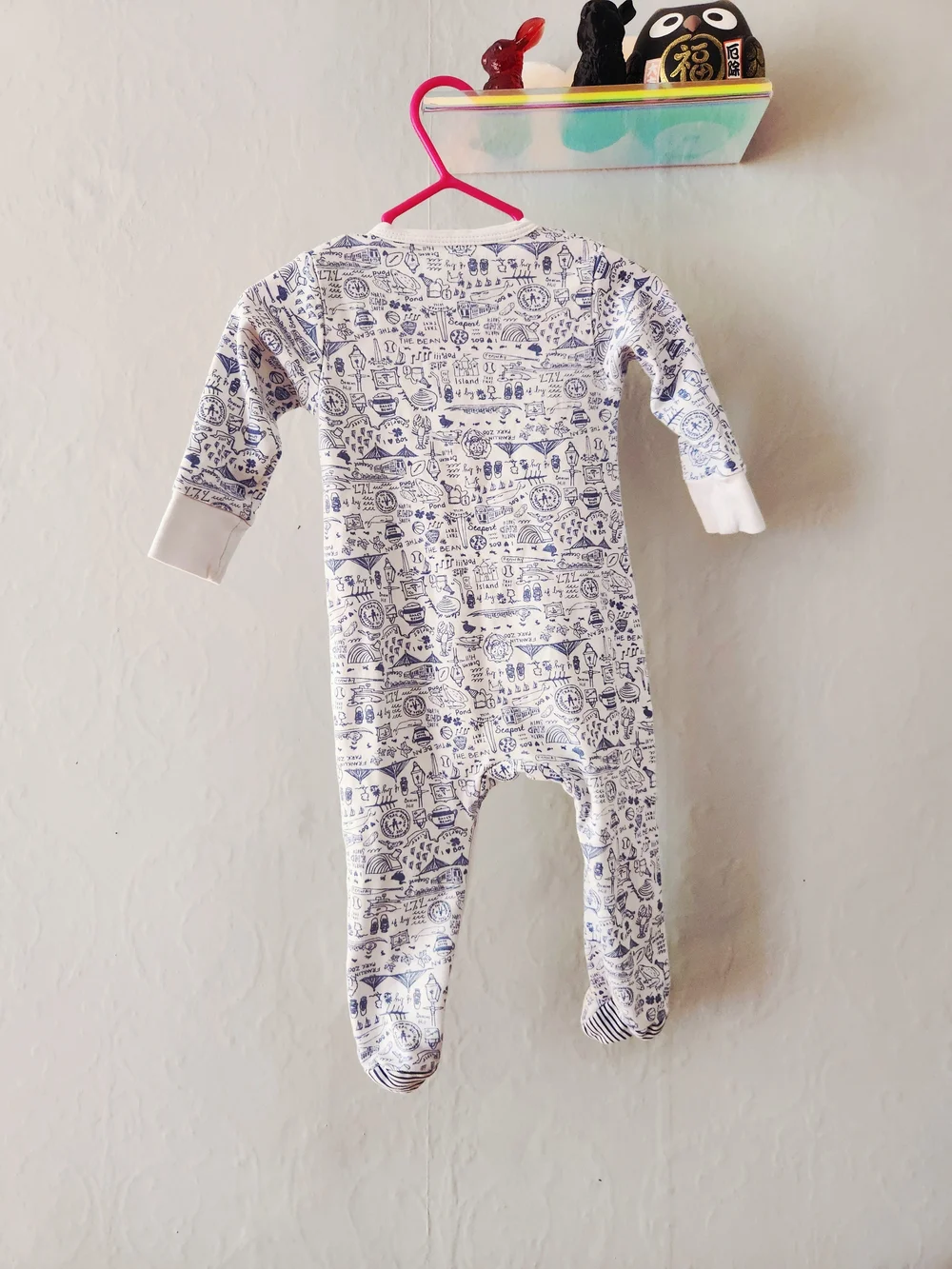 Joy Street 3-6 month Boston, MA themed Footie